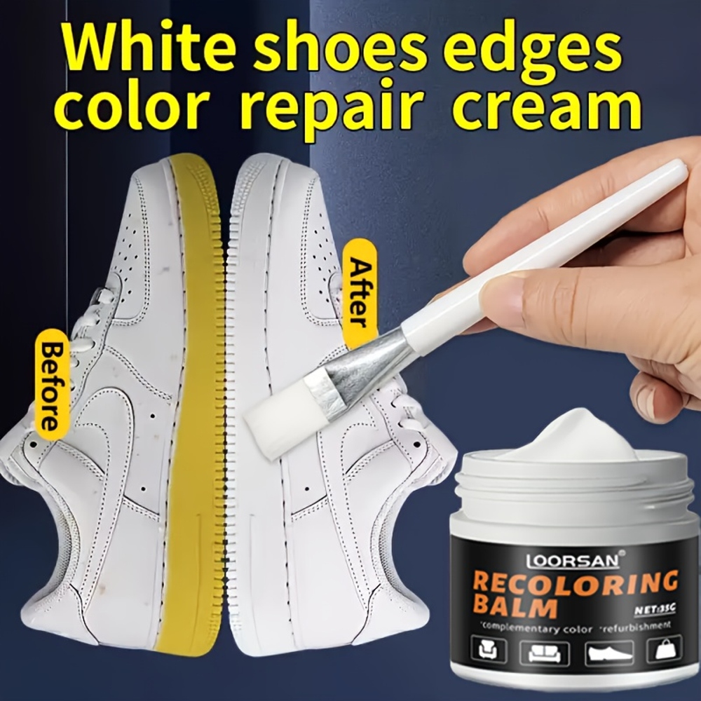 Sneaker Care Spray - LOORSAN New White Shoe Edge Restorer