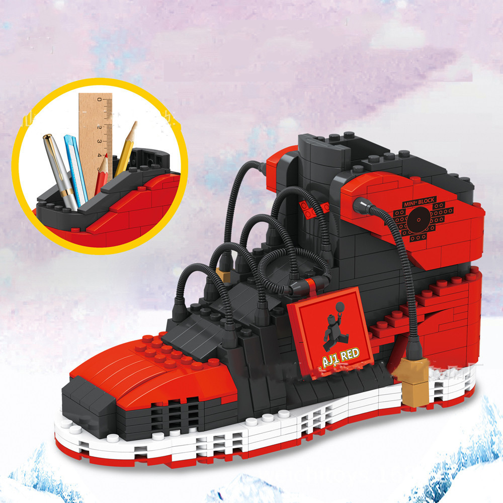 Sneaker Care Shoe Box - Sport Basketball Shoes Building Blocks Sneakers