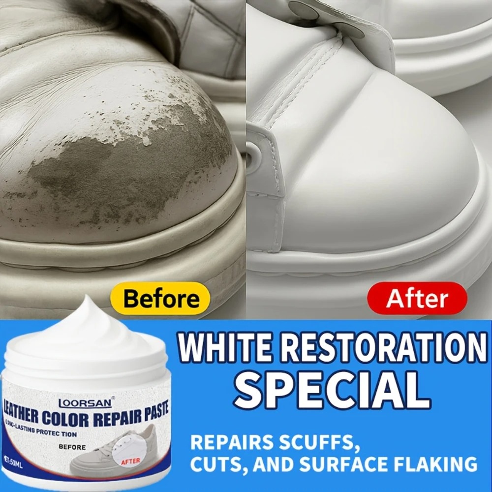 KJM White Leather Repair Cream - Sneaker Care Spray ulasan dan harga