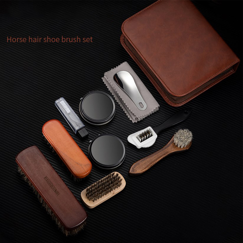 HorseHair Shoe Brush Set Leath - Sneaker Cleaning Kit ulasan dan harga