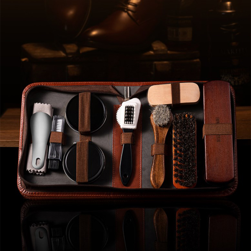 HorseHair Shoe Brush Set Leath - Sneaker Cleaning Kit ulasan dan harga