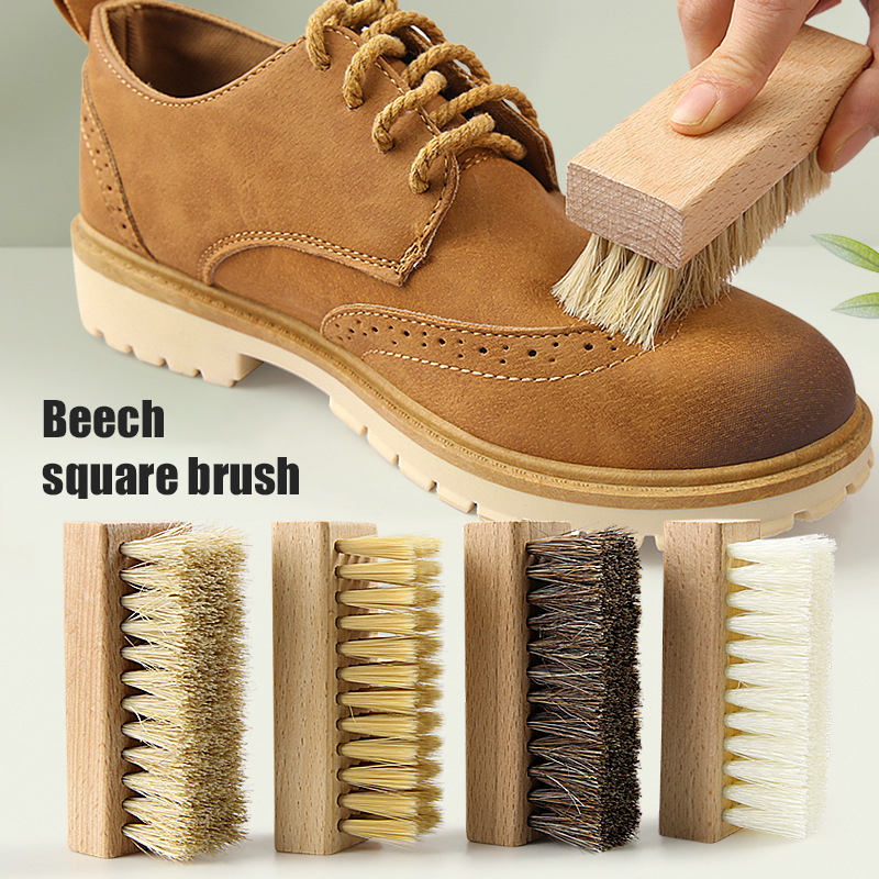 1PC Pig Bristles Shoe Brush Fo - Sneaker Cleaning Kit ulasan dan harga