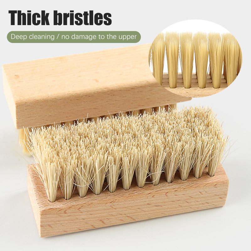 1PC Pig Bristles Shoe Brush Fo - Sneaker Cleaning Kit ulasan dan harga