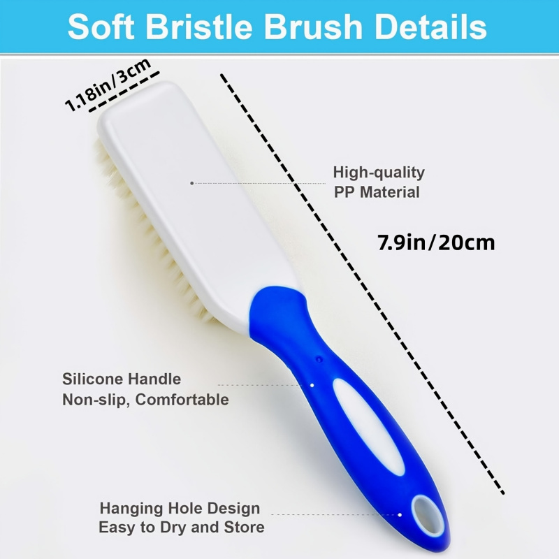 3Pcs Long Handle Ultra Soft Br - Sneaker Cleaning Kit ulasan dan harga