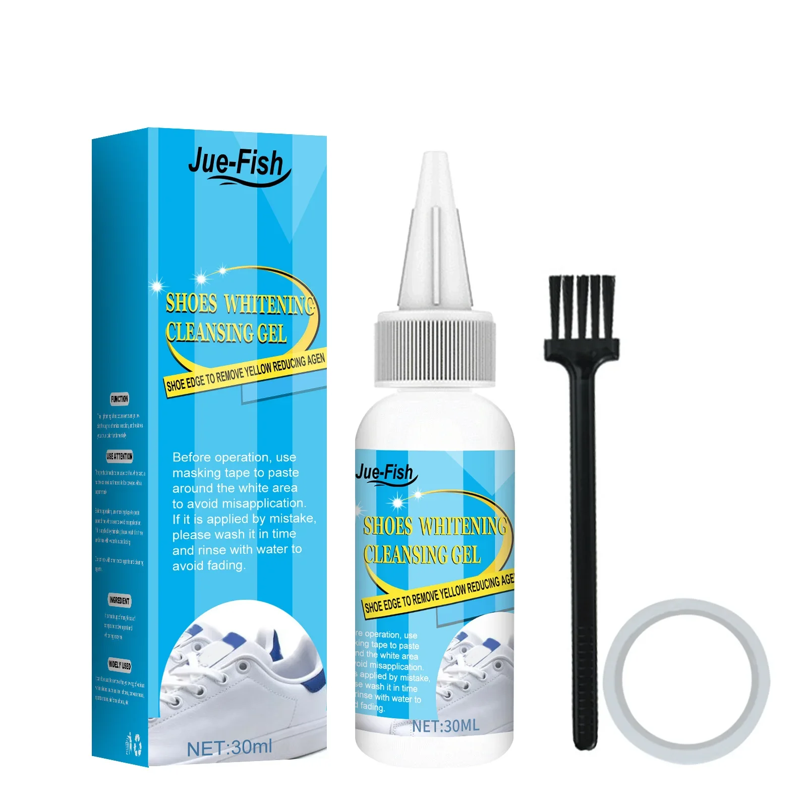 White Shoes Cleaning Gel Stain - Sneaker Cleaning Kit ulasan dan harga