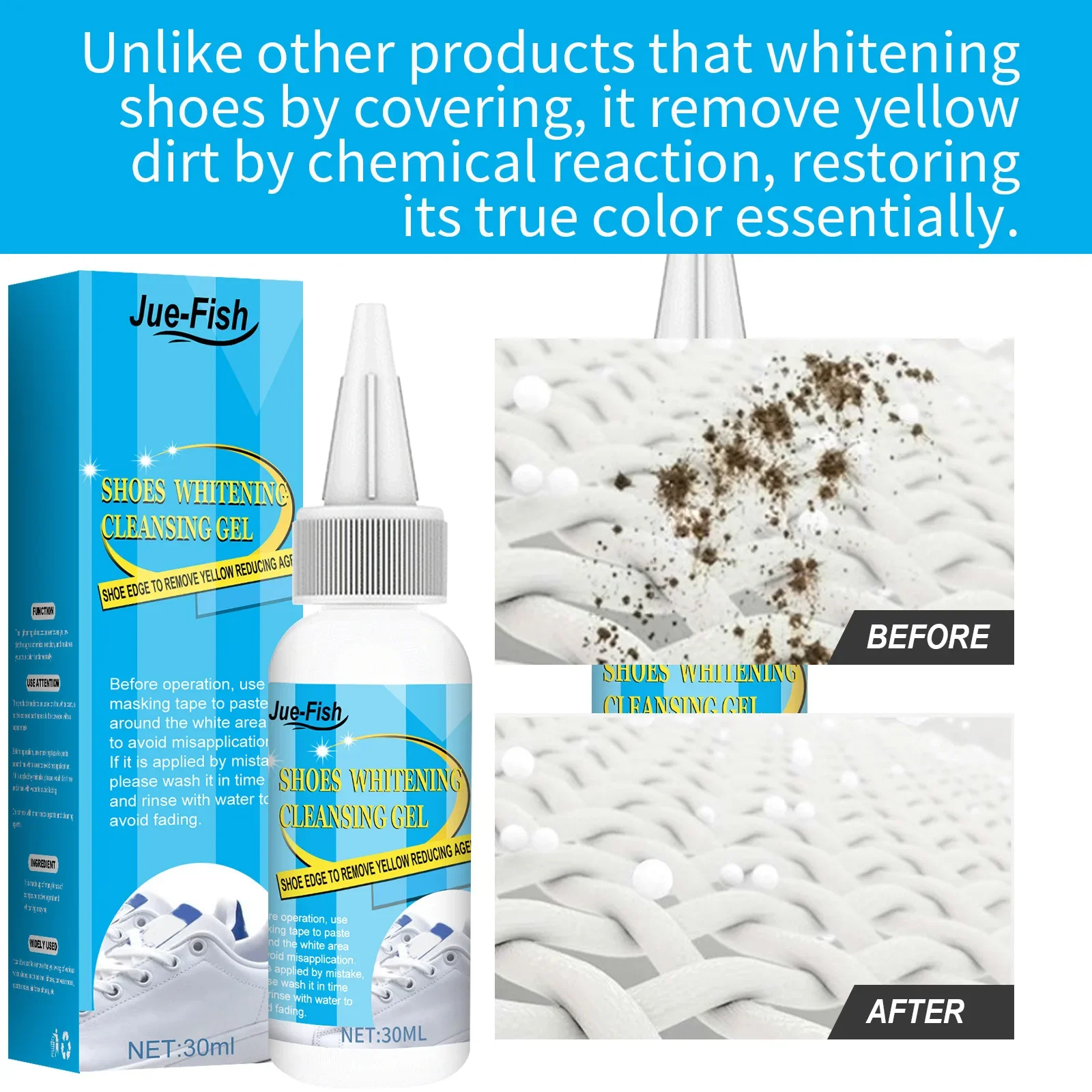 White Shoes Cleaning Gel Stain - Sneaker Cleaning Kit ulasan dan harga